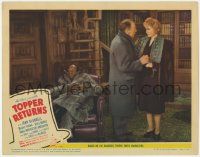 5c957 TOPPER RETURNS LC '41 Eddie Rochester Anderson w/ cigar rests by Roland Young & Billie Burke