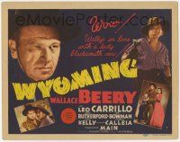 5c490 WYOMING TC '40 Wallace Beery's in love with lady blacksmith Marjorie Main!