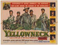 5c499 YELLOWNECK TC '55 Civil War cowards surrounded by savage Seminoles in the Everglades!