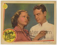 5c996 YOUNG DR. KILDARE LC '38 pretty Lynne Carver uses stethoscope on doctor Lew Ayres!