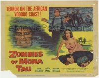 5c509 ZOMBIES OF MORA TAU TC '57 terrified Allison Hayes, terror on the African voodoo coast!