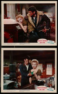 5d921 BUS STOP 2 color 8x10 stills '56 all with images of sexy Marilyn Monroe + Don Murray!