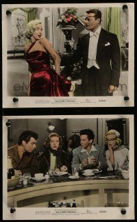 5d947 HOW TO MARRY A MILLIONAIRE 2 color 8x10 stills '53 Marilyn Monroe, Lauren Bacall & more!