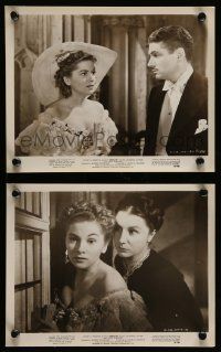 5d974 REBECCA 2 8x10 stills R48 Alfred Hitchcock, Laurence Olivier & Joan Fontaine, Judith Anderson