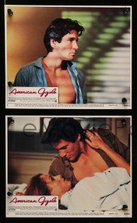 5d013 AMERICAN GIGOLO 8 8x10 mini LCs '80 male prostitute Richard Gere w/sexy Lauren Hutton!