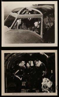 5d231 BOMBARDIER 14 8x10 stills '43 images of Randolph Scott & Pat O'Brien, World War II thriller!