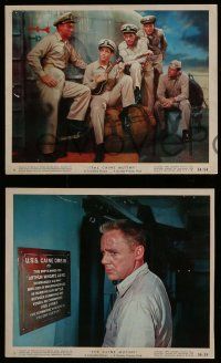 5d092 CAINE MUTINY 3 color 8x10 stills '54 Edward Dmytryk, Van Johnson & Fred MacMurray!