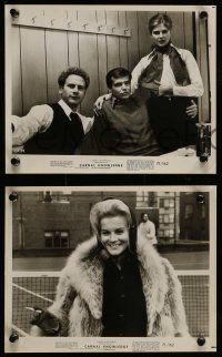 5d835 CARNAL KNOWLEDGE 3 8x10 stills '71 Jack Nicholson, Ann-Margret, Candice Bergen, Garfunkel!