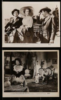 5d281 COUNT THREE & PRAY 12 8x10 stills '55 images of Van Heflin, topping his performance in Shane
