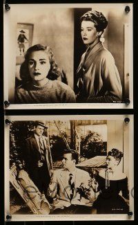 5d408 DARK PAST 9 8x10 stills '49 Nina Foch, Lee J. Cobb, criminal William Holden, film noir!
