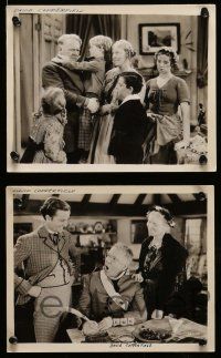 5d489 DAVID COPPERFIELD 8 8x10 stills '35 W.C. Fields, top cast, George Cukor classic!
