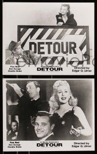 5d771 DETOUR 4 8x10 stills R96 Tom Neal & Ann Savage, classic Edgar Ulmer film noir!