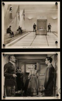 5d412 ESCAPE 9 8x10 stills '40 American Robert Taylor, Nazi mistress Norma Shearer, Veidt!