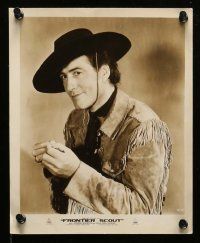 5d117 FRONTIER SCOUT 25 8x10 stills '38 George Houston as Wild Bill Hickok, Al Fuzzy St. John