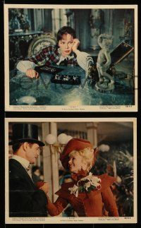 5d040 GIGI 7 color 8x10 stills '58 Leslie Caron, Maurice Chevalier, Louis Jourdan, Gingold!