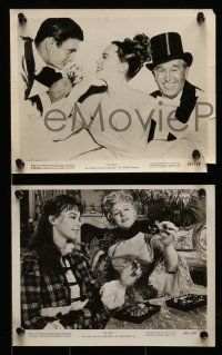 5d415 GIGI 9 8x10 stills '58 Leslie Caron, Maurice Chevalier, Louis Jourdan, Gingold!