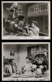 5d650 INVISIBLE BOY 6 8x10 stills R73 Robby the Robot, monster who would destroy the world!