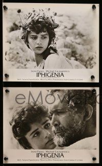 5d651 IPHIGENIA 6 8x10 stills '78 Michael Cacoyannis' Ifigeneia, based on the tragedy by Euripides!