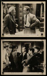 5d186 KNOCK ON ANY DOOR 17 8x10 stills '49 Nicholas Ray, John Derek, two w/Humphrey Bogart!