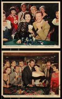 5d008 MEET ME IN LAS VEGAS 10 color 8x10 stills '56 sexiest Cyd Charisse & Dan Dailey, gambling!