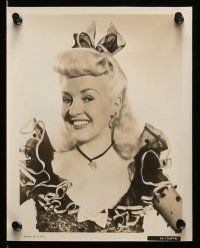 5d532 PIN UP GIRL 8 8x10 stills '44 great images of Betty Grable, Joe E. Brown, Martha Raye!