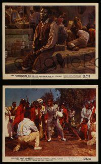 5d878 PORGY & BESS 3 color 8x10 stills '59 Sidney Poitier, Dorothy Dandridge, Sammy Davis Jr.