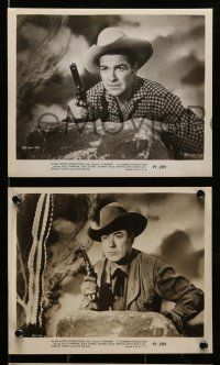 5d305 STAMPEDE 12 8x10 stills '49 cowboy western images of Rod Cameron & pretty Gale Storm!