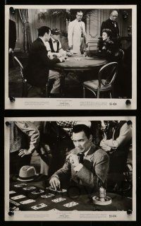 5d131 TEXAS LADY 23 8x10 stills '55 Claudette Colbert, Barry Sullivan, poker gambling images!