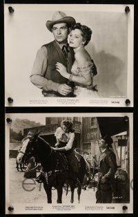 5d126 WYOMING MAIL 24 8x10 stills '50 great images of Stephen McNally and sexy Alexis Smith!