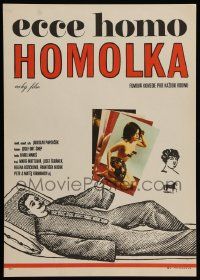 5f137 BEHOLD HOMOLKA Czech 11x16 '69 Ecce Homo Homolka, cool sexy art by K. Machalek!