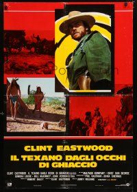 5f404 OUTLAW JOSEY WALES Italian 26x37 pbusta '76 Clint Eastwood is an army of one, cool images!
