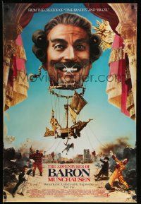5g025 ADVENTURES OF BARON MUNCHAUSEN 1sh '89 directed by Terry Gilliam, Casaro art!