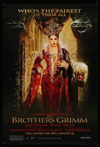 5g132 BROTHERS GRIMM teaser DS 1sh '05 great image of sexy Monica Bellucci, the fairest of them all