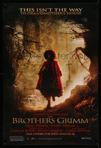 5g131 BROTHERS GRIMM teaser DS 1sh '05 Alena Jakobova, this isn't the way to grandmother's house!