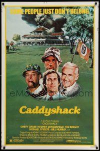 5g142 CADDYSHACK 1sh '80 Chevy Chase, Bill Murray, Rodney Dangerfield, golf comedy classic!