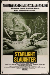 5g266 EATEN ALIVE 1sh '77 Tobe Hooper, wild image of sexy bound girl on bed, Starlight Slaughter!