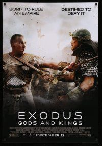 5g283 EXODUS: GODS & KINGS style D advance DS 1sh '14 Christian Bale as Moses, Joel Edgerton!