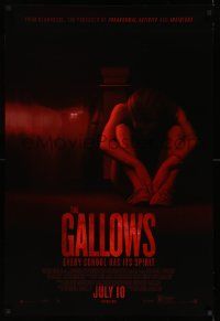 5g319 GALLOWS advance DS 1sh '15 Cluff and Lofing horror thriller, Reese Mishler, creepy image!