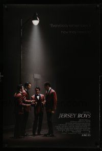 5g484 JERSEY BOYS int'l advance DS 1sh '14 John Lloyd Young as Frankie Valli, The Four Seasons!