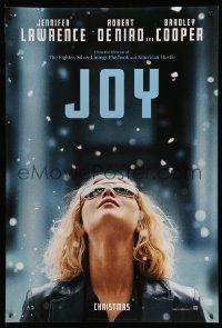 5g490 JOY style A teaser DS 1sh '15 Robert De Niro, Jennifer Lawrence in the title role!