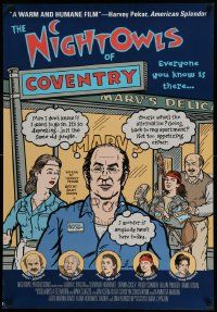 5g665 NIGHTOWLS OF COVENTRY 1sh '04 Seymour Horowitz, Donna Casey, comic art by Gary Dumm!