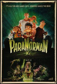 5g690 PARANORMAN advance DS 1sh '12 8-17-12 style, all fun and games until someone raises the dead!