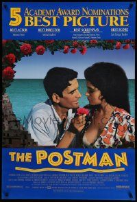 5g721 POSTMAN awards 1sh '95 Italian romance, Philipe Noiret, Massimo Troisi, Il Postino!