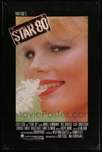 5g839 STAR 80 1sh '84 Mariel Hemingway as Playboy Playmate of the Year Dorothy Stratten!