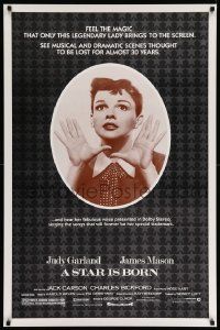5g840 STAR IS BORN 1sh R83 classic close up art of Judy Garland!