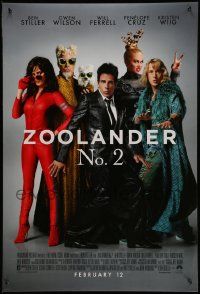 5g997 ZOOLANDER No. 2 advance DS 1sh '16 Stiller, Wilson, Ferrell, Cruz, Wiig, Munn, Cumberbatch!