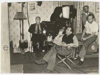5h125 YOU & ME candid 7x9.5 still '38 Fritz Lang directs unseen Sidney, George Raft takes a break!