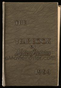5h214 FILM DAILY YEARBOOK OF MOTION PICTURES hardcover book '54 loaded with movie information!