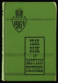 5h224 FILM DAILY YEARBOOK OF MOTION PICTURES hardcover book '64 filled with movie information!