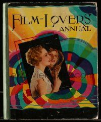 5h260 FILM-LOVERS' ANNUAL English hardcover book '33 filled with great information & photos!